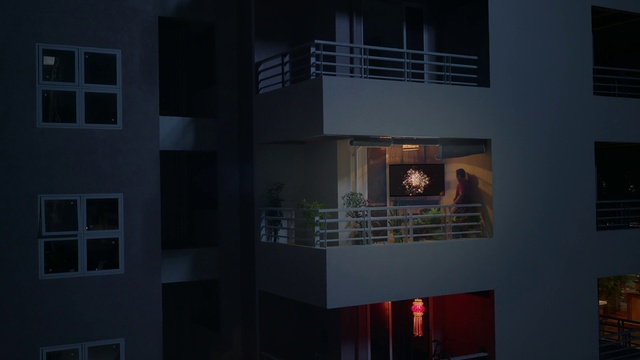 Video Reference N1: Light, Architecture, House, Home, Room, Building, Window, Night, Interior design, Facade