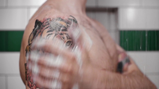Video Reference N5: Face, Skin, Head, Forehead, Hand, Arm, Flesh, Human, Muscle, Tattoo