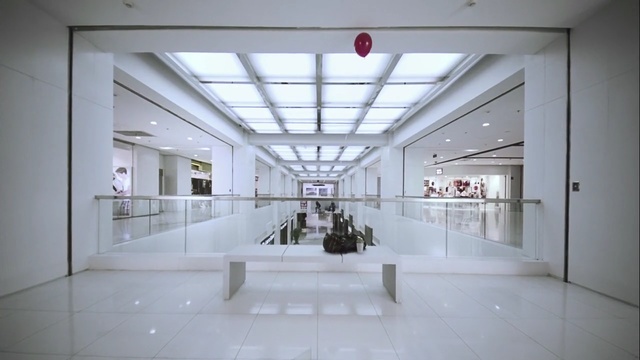 Video Reference N4: lobby, interior design, daylighting, ceiling, hall, building, window, Person