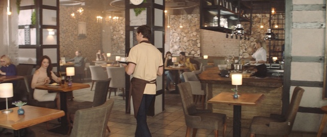 Video Reference N0: restaurant, kitchen, interior