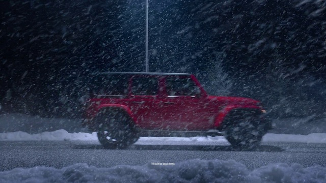 Video Reference N2: Snow, Automotive tire, Winter storm, Vehicle, Tire, Car, Off-road vehicle, Blizzard, Off-roading, Jeep