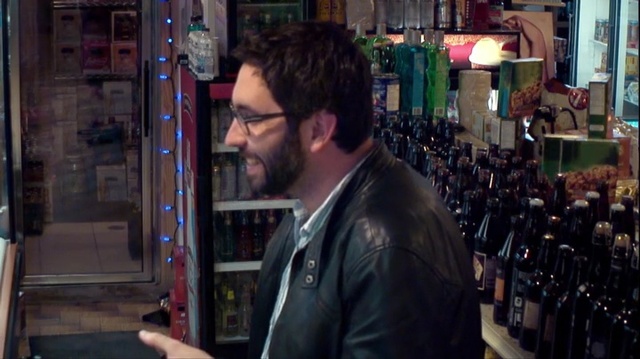 Video Reference N17: Jacket, Leather jacket, Beard, Person