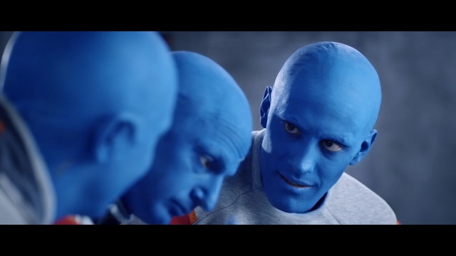 Video Reference N1: blue, face, human, screenshot, fun, mouth, film, computer wallpaper, electric blue, fictional character, Person
