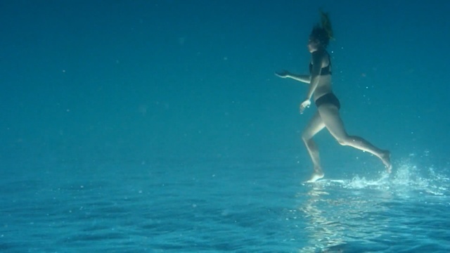 Video Reference N2: water, sea, underwater, ocean, swimming, vacation, diving, fun, snorkeling, wave