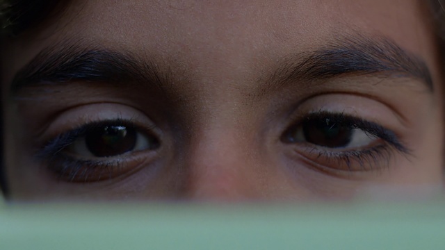 Video Reference N0: Eyebrow, Face, Eye, Eyelash, Skin, Forehead, Nose, Close-up, Iris, Organ