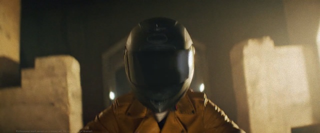 Video Reference N2: Helmet, Personal protective equipment, Headgear, Photography, Screenshot, Darkness, Fictional character, Facial hair