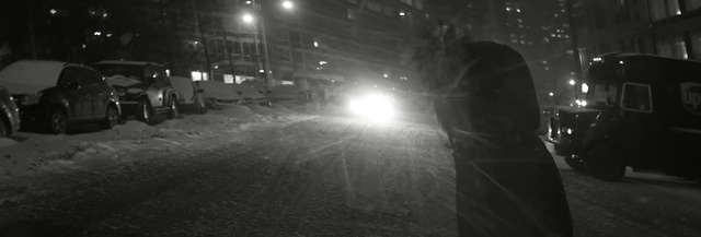 Video Reference N2: black, snow, white, photograph, night, black and white, atmosphere, monochrome photography, darkness, light