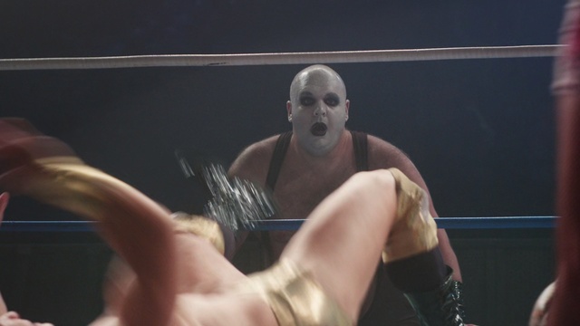Video Reference N1: Combat sport, Wrestling, Professional wrestling, Wrestler, Contact sport, Sport venue, Individual sports, Muscle, Lucha libre, Arm, Person