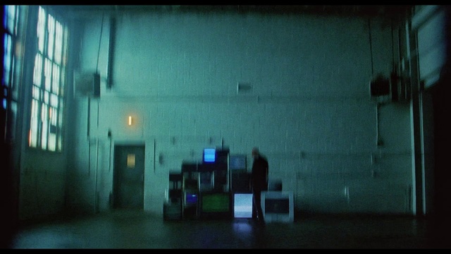 Video Reference N2: Blue, Green, Light, Wall, Darkness, Room, Night, Architecture, Building, House