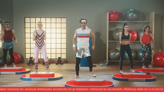 Video Reference N1: Standing, Physical fitness, Balance, Room, Exercise, Aerobics, Performance, Sports, Person