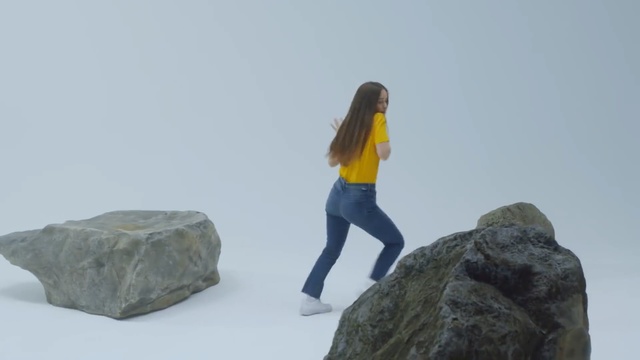 Video Reference N2: Yellow, Rock, Jeans, Sitting, Photography, Denim