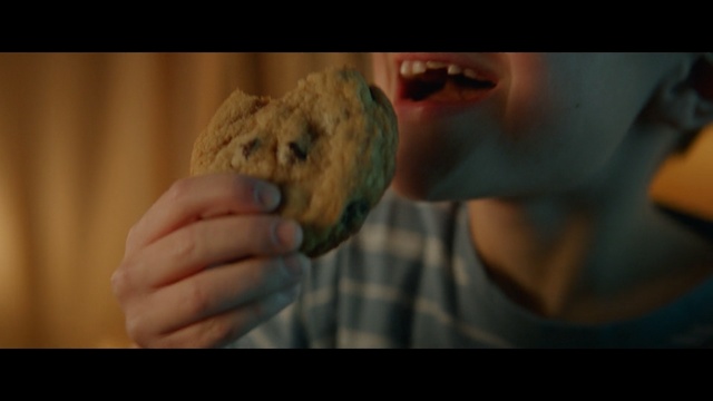 Video Reference N1: Cookies and crackers, Food, Baking, Snack, Cookie, Baked goods, Dessert, Mouth, Photography, Finger food, Person