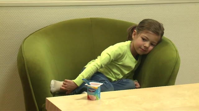 Video Reference N2: Child, Sitting, Table, Flooring, Floor