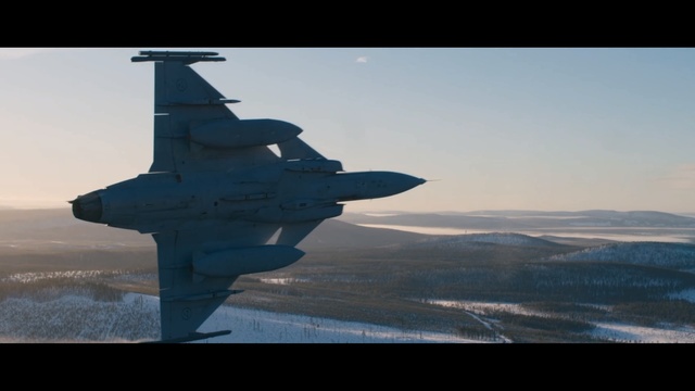Video Reference N0: Airplane, Aircraft, Fighter aircraft, Military aircraft, Vehicle, Air force, Aviation, Jet aircraft, Saab jas 39 gripen, Flight
