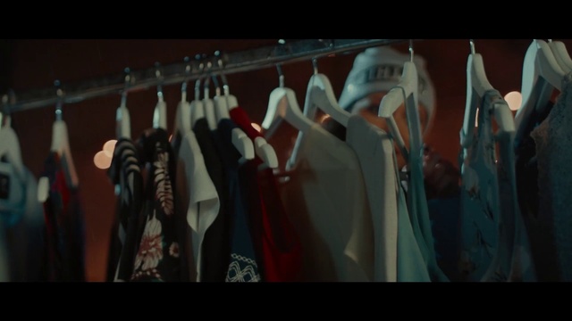 Video Reference N1: Fashion, Fiction, Room, T-shirt, Clothes hanger, Fictional character, Art, Stage