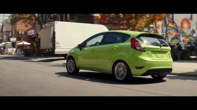 Video Reference N5: Land vehicle, Vehicle, Car, Hatchback, City car, Motor vehicle, Ford motor company, Automotive design, Ford, Ford fiesta, Person