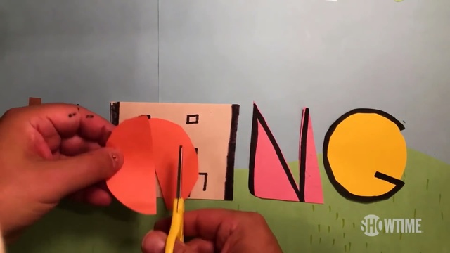 Video Reference N0: red, yellow, material, font, finger, play, art, paper, Person