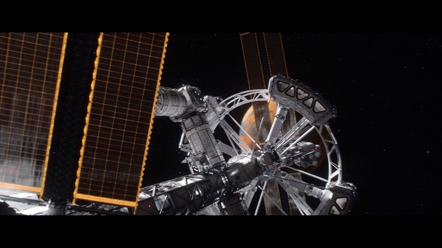 Video Reference N0: spacecraft, darkness, space, space station, night, satellite, building, computer wallpaper, sky