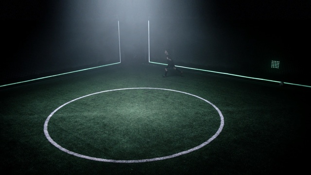 Video Reference N0: black, green, atmosphere, sport venue, light, structure, line, lighting, darkness, net