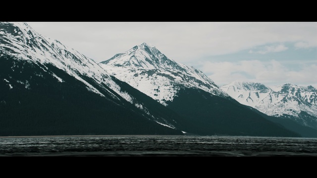 Video Reference N3: nature, water, mountainous landforms, mountain, sky, black and white, sea, ocean, photography, atmosphere