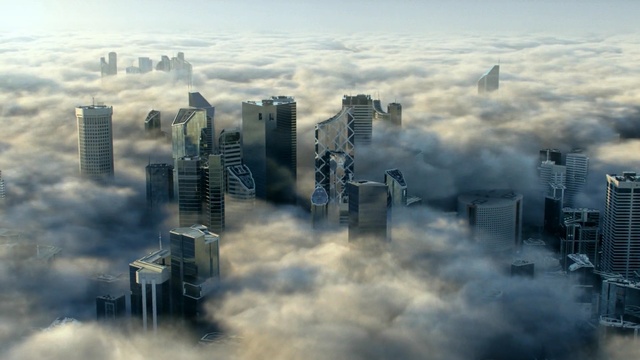 Video Reference N4: cityscape, skyscraper, metropolis, skyline, urban area, sky, city, cloud, metropolitan area, atmosphere