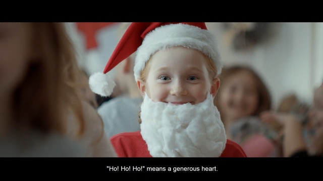 Video Reference N2: Child, Head, Santa claus, Christmas, Toddler, Fictional character, Happy, Smile, Christmas eve, Holiday, Person
