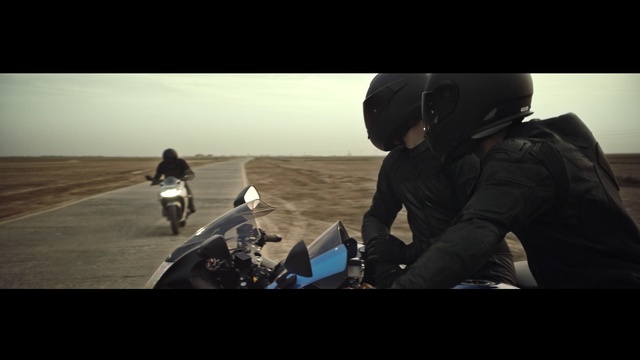 Video Reference N4: Motorcycle, Motorcycling, Vehicle, Personal protective equipment, Helmet, Landscape, Photography, Automotive design, Automotive exterior, Personal luxury car