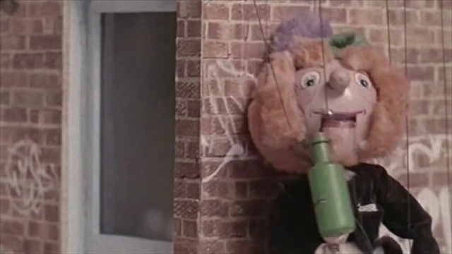 Video Reference N3: Wall, Brick, Toy, Snout, Art, Room, Stuffed toy, Window, House, Teddy bear