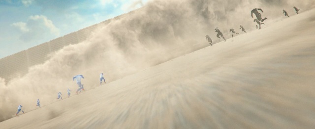 Video Reference N1: sky, sand, cloud, dust, geological phenomenon, dune, landscape, aeolian landform, ecoregion, wind