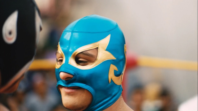 Video Reference N1: Face, Head, Blue, Wrestling, Lucha libre, Contact sport, Professional wrestling, Individual sports, Person