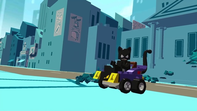 Video Reference N3: Cartoon, Games, Animation, Mode of transport, Illustration, Fictional character, Screenshot, Vehicle, Batman, Fiction