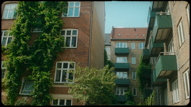 Video Reference N2: Neighbourhood, Green, Residential area, Property, Building, House, Apartment, Architecture, Home, Urban area