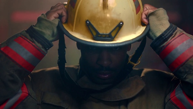 Video Reference N2: Helmet, Personal protective equipment, Hard hat, Firefighter, Headgear, Space, Fashion accessory, Fictional character, Motorcycle helmet