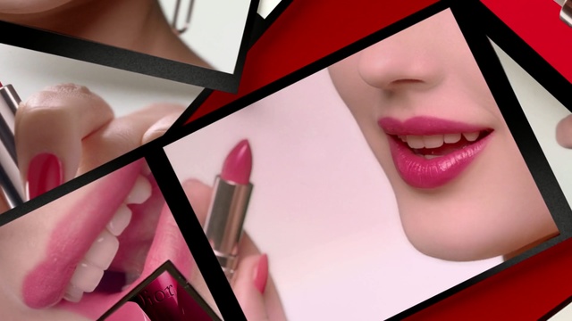 Video Reference N3: Lip, Lipstick, Pink, Red, Cosmetics, Skin, Beauty, Eyebrow, Lip gloss, Cheek