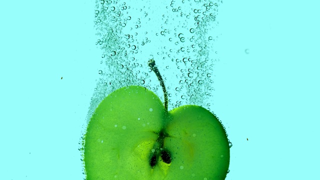Video Reference N2: Green, Granny smith, Water, Drop, Apple, Dew, Liquid, Plant, Moisture, Leaf