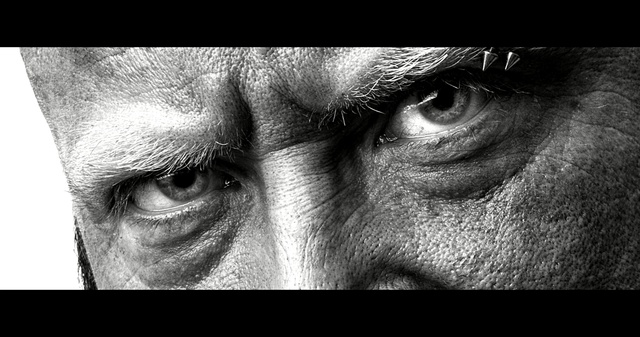 Video Reference N1: face, black and white, eye, person, nose, eyebrow, monochrome photography, forehead, close up, head
