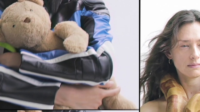 Video Reference N1: Teddy bear, Product, Child, Shoe, Baby, Stuffed toy, Photography, Baby products, Fur, Toddler, Person, Indoor, Sitting, Woman, Teddy, Bear, Holding, Girl, Stuffed, Young, People, Man, Standing, Table, Laying, Group, Room, Bed