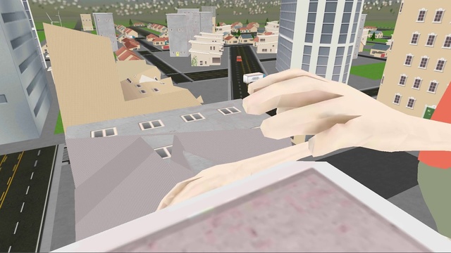 Video Reference N2: Architecture, Roof, Scale model, Hand, Animation, Urban design, House, Building