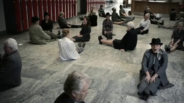 Video Reference N1: Sitting, Event, Temple, Crowd, Flooring