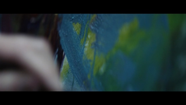 Video Reference N2: Green, Blue, Nature, Painting, Leaf, Art, Yellow, Close-up, Water, Sky