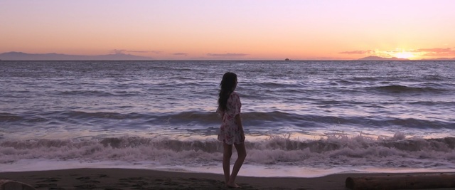 Video Reference N2: sea, body of water, ocean, sky, shore, horizon, beach, sunset, wave, sunrise