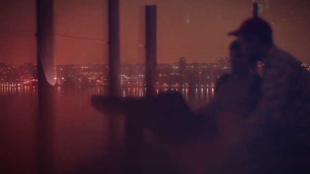 Video Reference N3: Sky, Water, Red, Atmospheric phenomenon, Light, Night, Reflection, Atmosphere, City, Evening