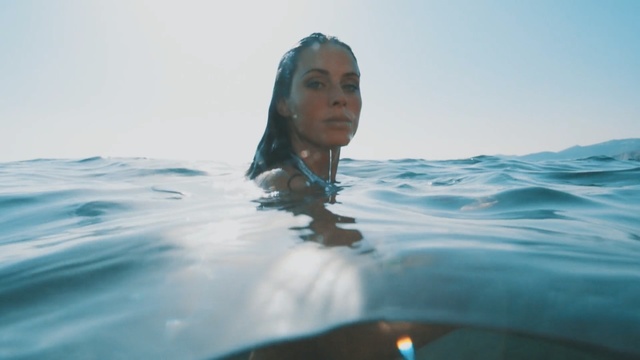 Video Reference N4: Water, Blue, Sea, Ocean, Sky, Fun, Vacation, Recreation, Leisure, Wave, Person