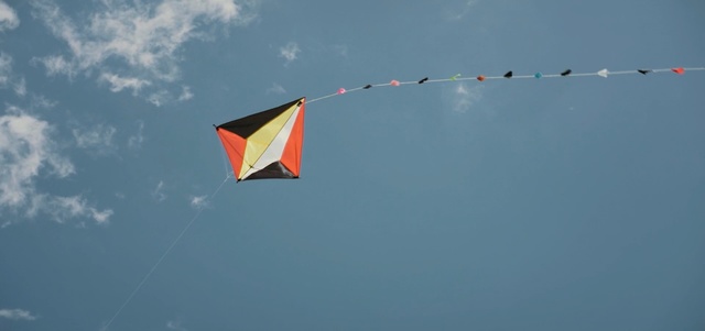 Video Reference N0: Sky, Kite, Sport kite, Kite sports, Cloud, Flag, Wind
