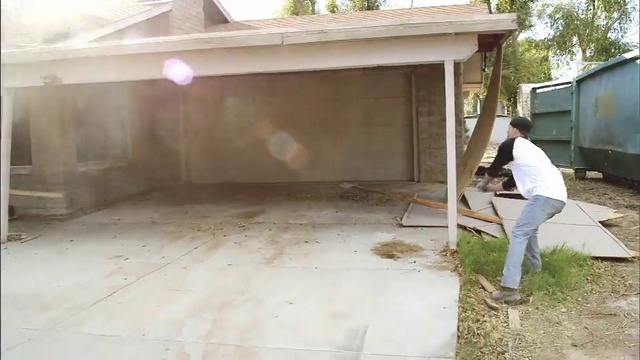 Video Reference N4: Property, Floor, Shed, Real estate, Concrete, Garage, Backyard, House, Home