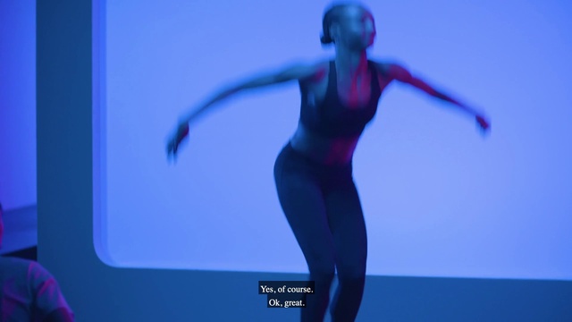 Video Reference N0: Blue, Performance, Electric blue, Joint, Performing arts, Human body, Event, Dance, Dancer, Performance art