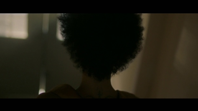 Video Reference N0: Hair, Hairstyle, Black hair, Neck, Long hair, Photography, Afro, Eyelash, Darkness, Ear