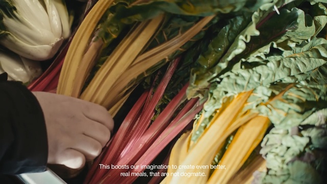 Video Reference N3: Vegetable, Chard, Food, Rhubarb, Leaf vegetable, Produce, Ingredient, Cuisine, Local food, Plant, Person