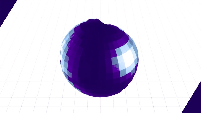 Video Reference N3: purple, violet, sphere, circle, graphics