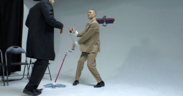Video Reference N3: Standing, Gentleman, Fun, Recreation, Public speaking, Formal wear, Suit, Person